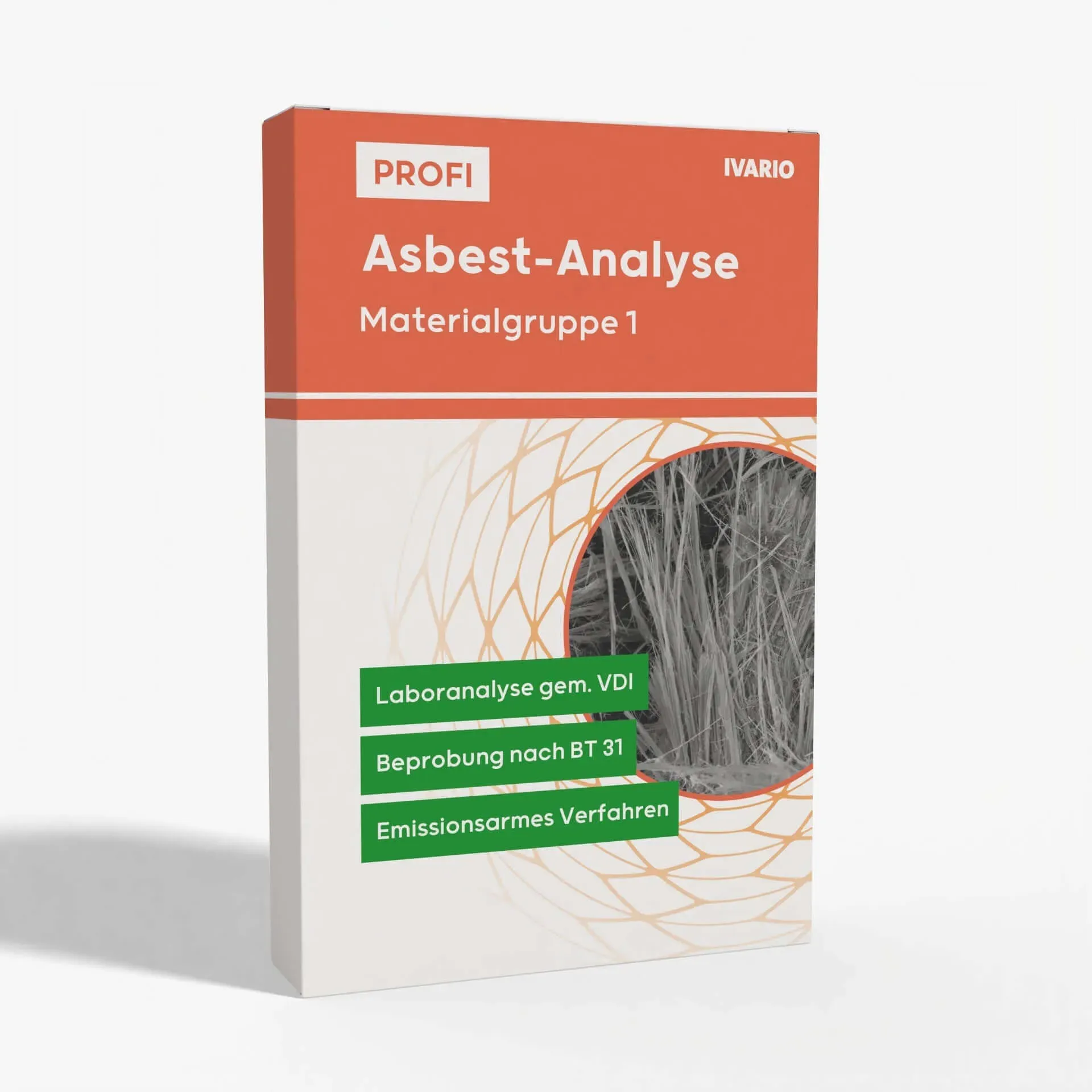 PROFI Asbest-Analyse Materialgruppe 1 - Express-Analyse (3-5 Werktage) / inkl. KMF