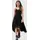 Jerseykleid Spaghettikleide aus Viskose Mädchen Gr 128/134 N-Gr schwarz Jersey Obermaterial 95 Viskose 5 Elasthan Spitze 100 Baumwolle unifarben ausgestellt knieumspielend Rundhals Kleider Jerseykleid knieumspielende Länge
