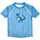 Unisex Kinder Badeshirt Blau 86-92