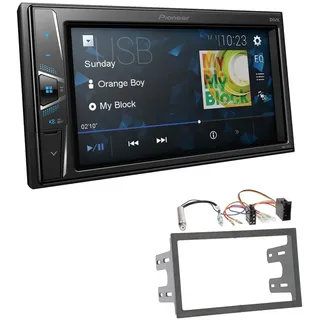 EHO Pioneer DMH-G120 2-DIN Autoradio Touchscreen Kamera-IN AUX USB passend für Volkswagen VW Golf IV 1997-2003 schwarz