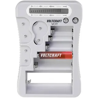 VOLTCRAFT Batterietester VC1T Messbereich (Batterietester) 1,5 V, 3 V, 6 V, 9 V Batterie VC-12613270