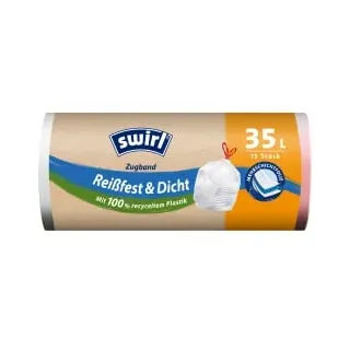 Swirl Müllbeutel mit Zugband 35 l, 1er Pack