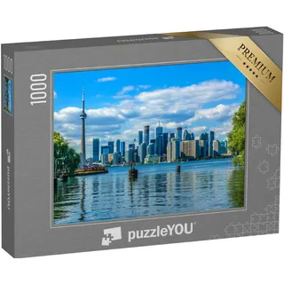 puzzleYOU: Puzzle 1000 Teile „Die schöne Skyline von Toronto über dem See. Toronto, Ontario, Kanada“ – aus der Puzzle-Kollektion Toronto