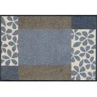 wash+dry Fußmatte Florita grey 40x60cm - blau