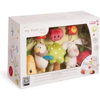 NICI Musik-Mobile Hase und Eule in Geschenkverpackung