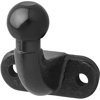 PRO PLUS ProPlus 341210 Anhängerkupplungskugel Kugelkopf Ø50mm rechtwinklig schwarz 2-Loch Universal