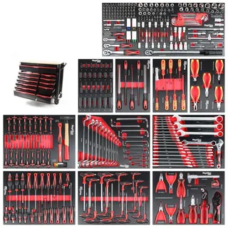 Mephisto Pro-Line Werkzeugwagen gefüllt 12 Einlagen