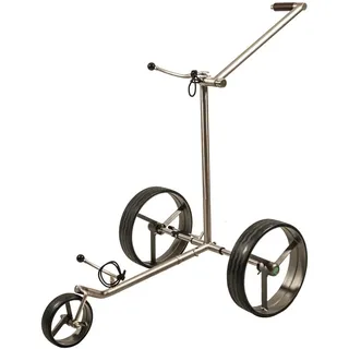 Fasan matt®, Golf Trolley aus Edelstahl, zerlegbar und klappbar, in Titan-Optik
