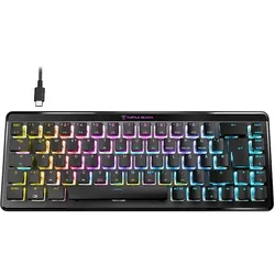 TURTLE BEACH Vulcan II Mini Air, Gaming Tastatur, Opto-Mechanical, Kabellos und Kabelgebunden, Schwarz