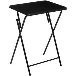 5five simply smart Klapptisch, 48 x 38 cm, Metallkonstruktion, schwarz