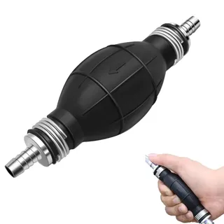 8mm Handpumpe Benzinpumpe, Handpumpe Kraftstoffpumpe für Auto, Boot, Motorrad, Kart, Umfüllpumpe Siphonpumpe für Benzin, Wasser, Öl, Flüssigkeits