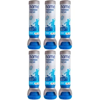 Bama Trainer Fresh Schuh Deo Set (6 x 100ml) – hygienische, antibakterielle Frische, transparentes Schuhspray für Sport-, Arbeits- und Freizeitschuhe