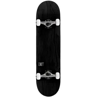 Enuff Skateboards Logo Stain Skateboard 8 Zoll Schwarz