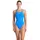 Swim Pro Solid Damen Schwimmanzug blau Blue River-artic Lime 36