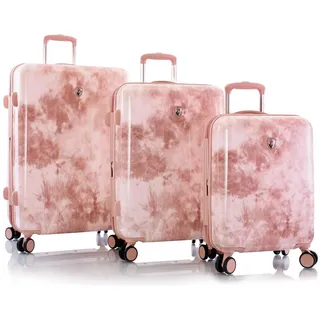 HEYS Black Camo Koffer-Set 3-tlg. rosa
