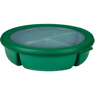 Bento-Bowl Cirqula 1,0 Liter dreigeteilt vivid green