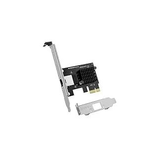 WAVLINK 2.5G Base-T PCIe Netzwerkkarte, 2500/1000/100Mbps PCI Express Ethernet Adapter mit RTL8125B, 2.5G NIC für Windows 11/10/8/8.1/7 & Linux mit Low Profile Bracket