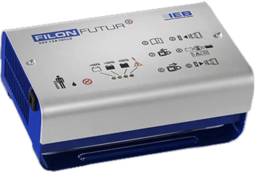 IEB Filon Futur S E230 G24/15 B65-FP (AC-Netz) für Blei Akku 24V 15A Ladestrom Hochfrequenzladegerät