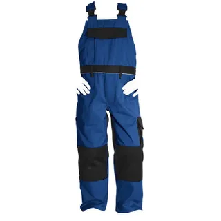Kinder Arbeitshose Latzhose Engelbert Strauss Marine schwarz Gr. 110/116 - 110