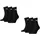 Short Sportsocken 6er Schwarz 47-49
