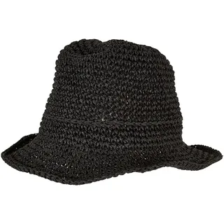 URBAN CLASSICS Braid Bast Fischerhut Black One Size
