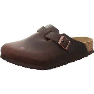 Birkenstock Boston Nubukleder geölt schmal habana 45