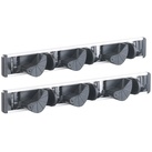 2er-Set Wandhalter-Leiste für Besen, Wischmopp, Gartengeräte & Co.