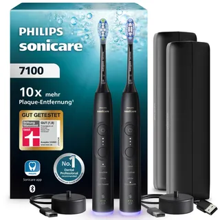 Philips Sonicare 7100 Series HX7429/03 + 2. Handstück Schwarz