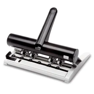 Novus Locher B430 025-0470 4fach 30Bl. Metall anthrazit/lichtgrau