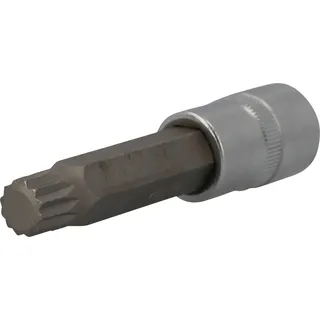 BRILLIANT TOOLS 1/2" Vielzahn-Bit-Stecknuss, 100 mm lang, M14