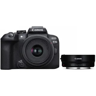 + 18-45 mm IS STM + EF-EOS R Adapter