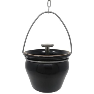 eliga Aroma-/Aufgusstopf schwarz für Saunen