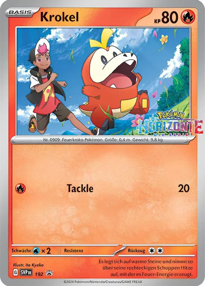 Amigo Pokémon Horizonte Krokel - Promokarte limitiert