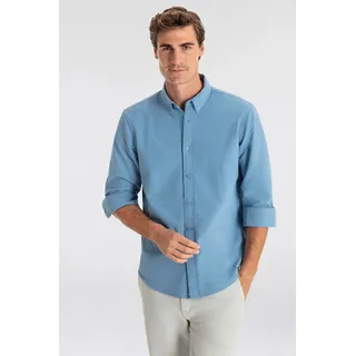 Levi's Herren. A7210-0006 Blaues Button-Down-Hemd L