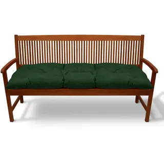 Beautissu Bankauflage 150 x 50 x 10 cm grün 1 St.