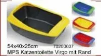 Katzentoilette Virgo mit abnehmbarem Rand