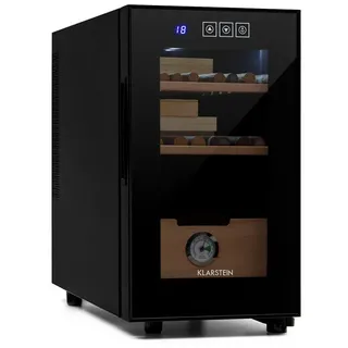 Klarstein Humidor El Presidente 23 Humidor, Humidor Zigarre Humidor Befeuchter elektrisch Humidor Schrank schwarz