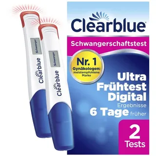 WICK Clearblue Schwangerschaftstest Ultra Frühtest Digital