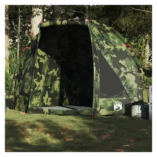 vidaXL Angelzelt Tarnmuster Wasserdicht