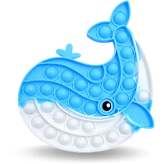 Steemjoey Push IT and POP Bubble, Sensorisches Fidget Spielzeug, Whale Stressabbau Spielzeug, Erwachsene und Kinder zu entlasten Angst Stressabbau Spielzeug Weihnachten