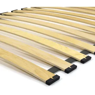 FURNIFY Rolllattenrost Lattenrost Birken Bettrost Holzlatten Federleisten (70 x 140 cm)