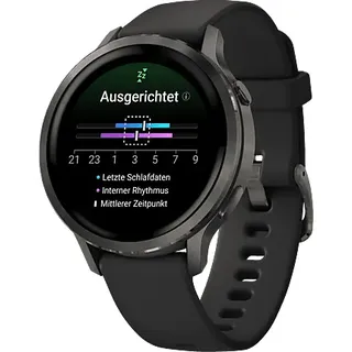 41 mm Schwarz/Schiefergrau Silikon Armband Grau