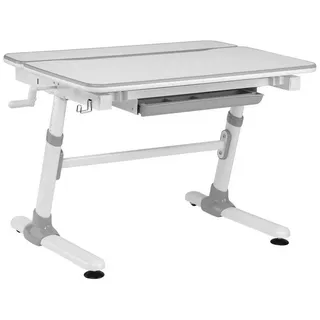 Ergo Office ER-417 Ergonomischer Kinderschreibtisch mit Höhenverstellung und Neigungsverstellung Kinder-Schultisch bis 100kg Schublade Taschenhaken