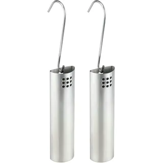 Hi Haushalt International Luftbefeuchter Verdunster 2er Set Edelstahl für Heizkörper 16175