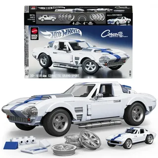 Mattel ​Mattel Hot Wheels Elite SERIES Corvette Grand Sport mit 918 Teilen, realistischen Details und individuellen Aufklebern, für Sammler und Kinder ab 10 Jahren, JGR31