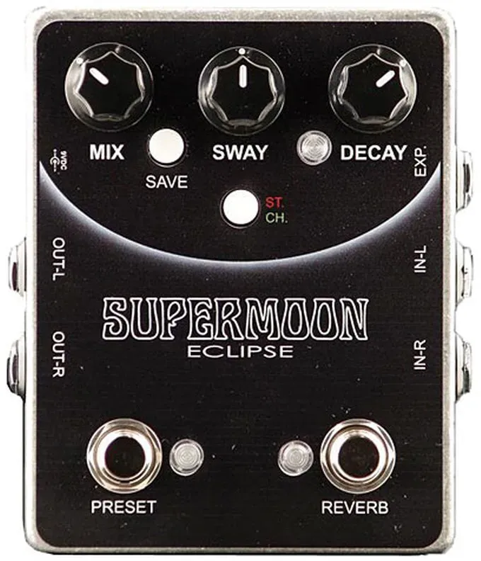 Mr Black Pedals Supermoon Eclipse - Stereo modulated Reverb