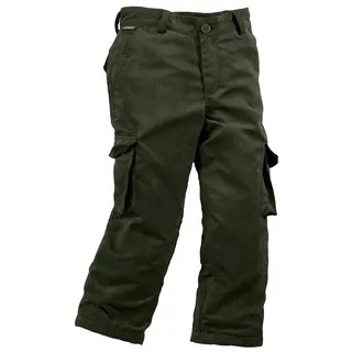 Hubertus Kinderhose Microvelours, oliv-braun, 128