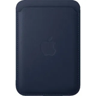 Apple iPhone Feingewebe Wallet mit MagSafe Tiefenblau