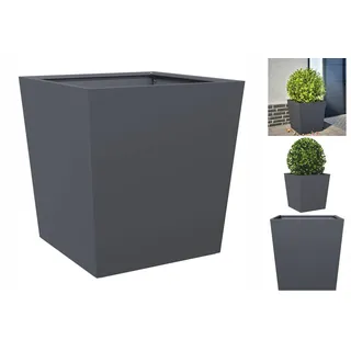 vidaXL Pflanzkübel Anthrazit 50x50x50 cm Stahl