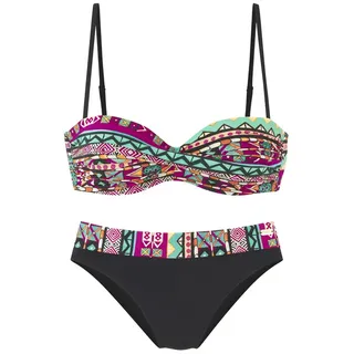 Buffalo Bügel-Bandeau-Bikini Damen Pink 38 Cup B